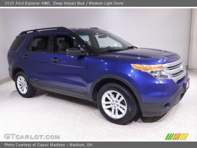 2015 Ford Explorer 4WD in Deep Impact Blue