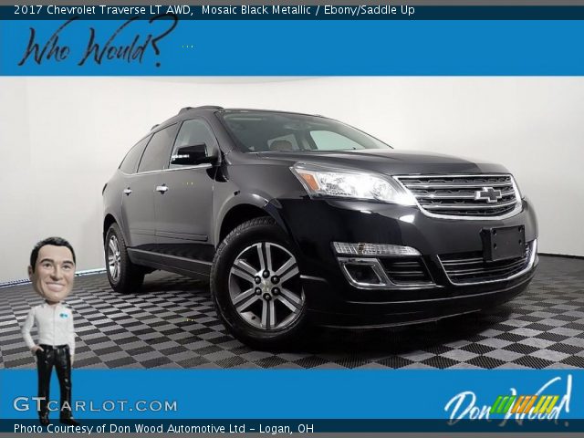 2017 Chevrolet Traverse LT AWD in Mosaic Black Metallic