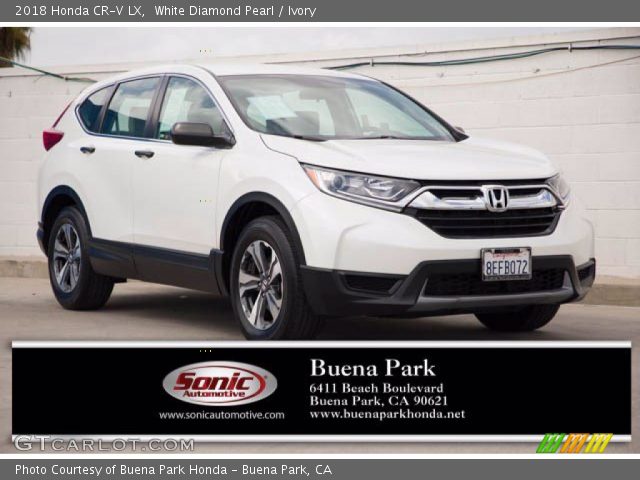 2018 Honda CR-V LX in White Diamond Pearl