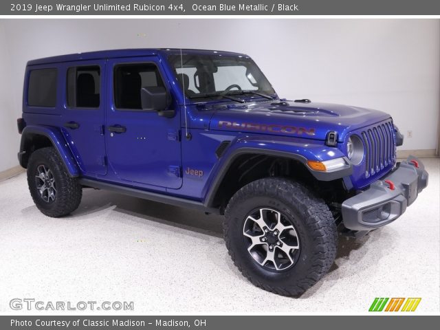 2019 Jeep Wrangler Unlimited Rubicon 4x4 in Ocean Blue Metallic