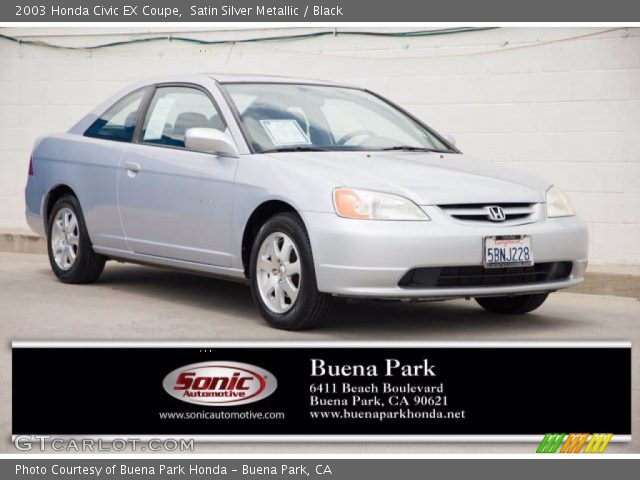 2003 Honda Civic EX Coupe in Satin Silver Metallic
