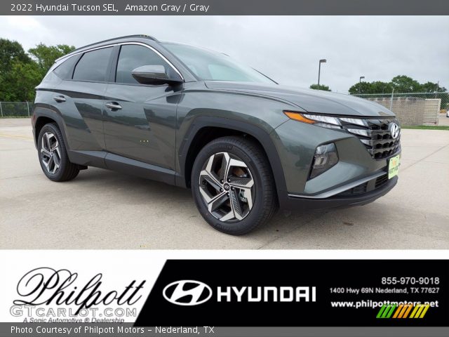 2022 Hyundai Tucson SEL in Amazon Gray