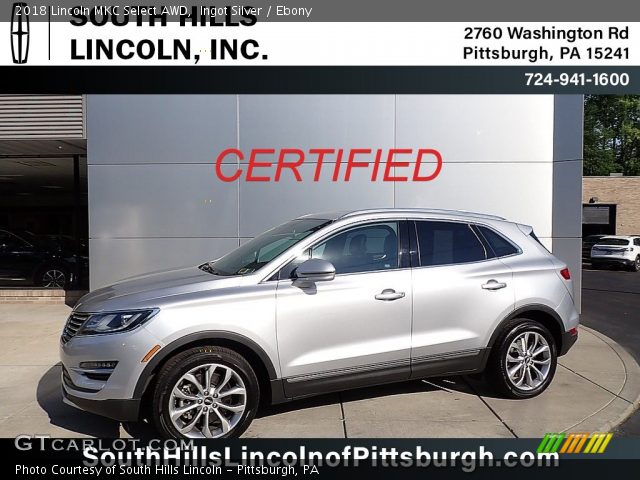 2018 Lincoln MKC Select AWD in Ingot Silver