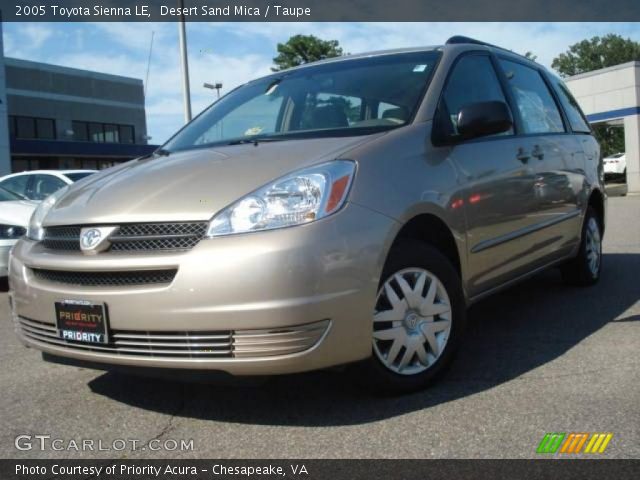 2005 Toyota Sienna LE in Desert Sand Mica