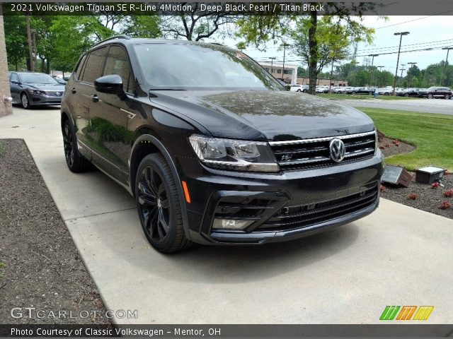 2021 Volkswagen Tiguan SE R-Line 4Motion in Deep Black Pearl