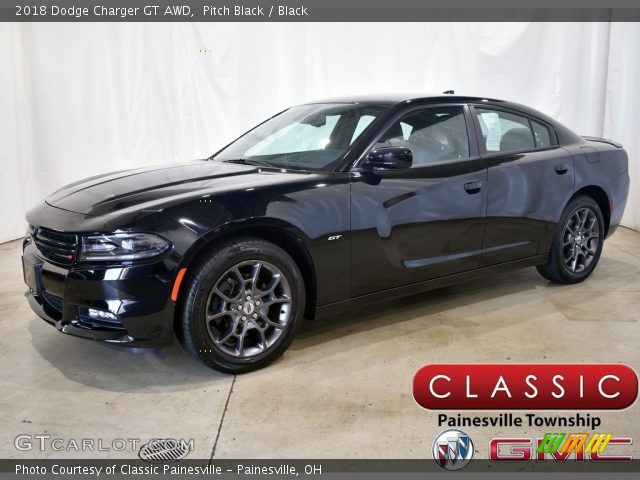 2018 Dodge Charger GT AWD in Pitch Black