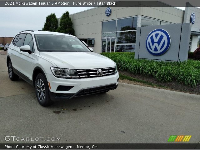 2021 Volkswagen Tiguan S 4Motion in Pure White