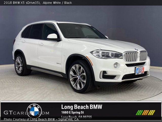 2018 BMW X5 sDrive35i in Alpine White