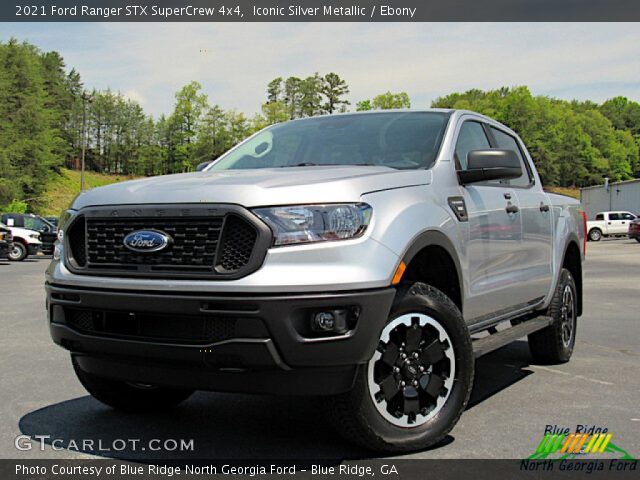 2021 Ford Ranger STX SuperCrew 4x4 in Iconic Silver Metallic