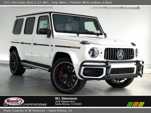 2021 Mercedes-Benz G 63 AMG in Polar White