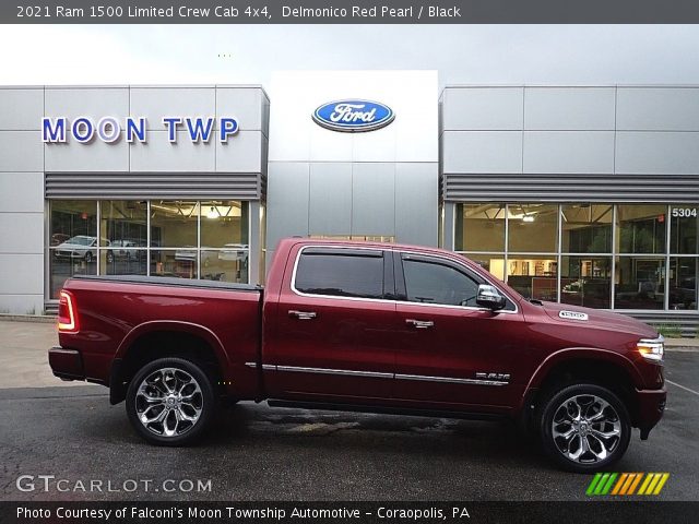 2021 Ram 1500 Limited Crew Cab 4x4 in Delmonico Red Pearl