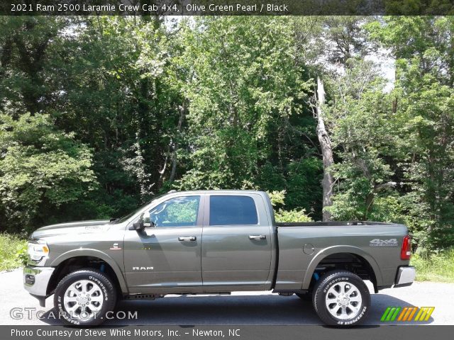 2021 Ram 2500 Laramie Crew Cab 4x4 in Olive Green Pearl