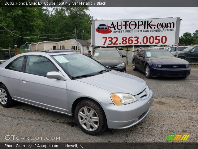 2003 Honda Civic EX Coupe in Satin Silver Metallic