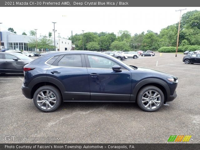 2021 Mazda CX-30 Preferred AWD in Deep Crystal Blue Mica