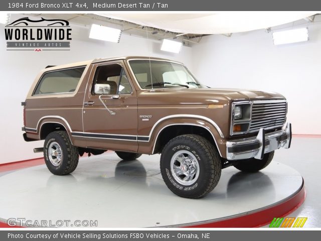 1984 Ford Bronco XLT 4x4 in Medium Desert Tan