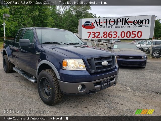 2006 Ford F150 FX4 SuperCab 4x4 in True Blue Metallic