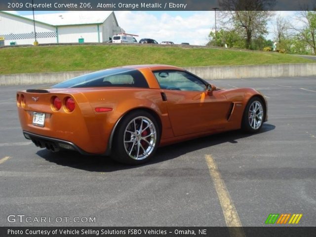 2009 Chevrolet Corvette Z06 in Atomic Orange Metallic