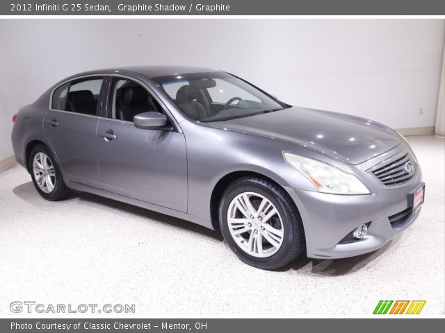 2012 Infiniti G 25 Sedan in Graphite Shadow