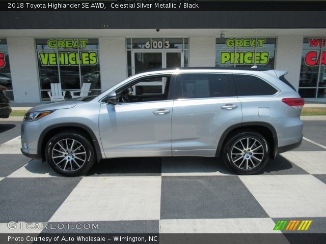 2018 Toyota Highlander SE AWD in Celestial Silver Metallic