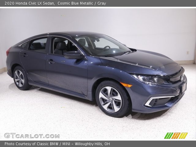 2020 Honda Civic LX Sedan in Cosmic Blue Metallic