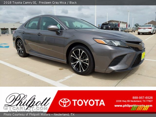 2018 Toyota Camry SE in Predawn Gray Mica