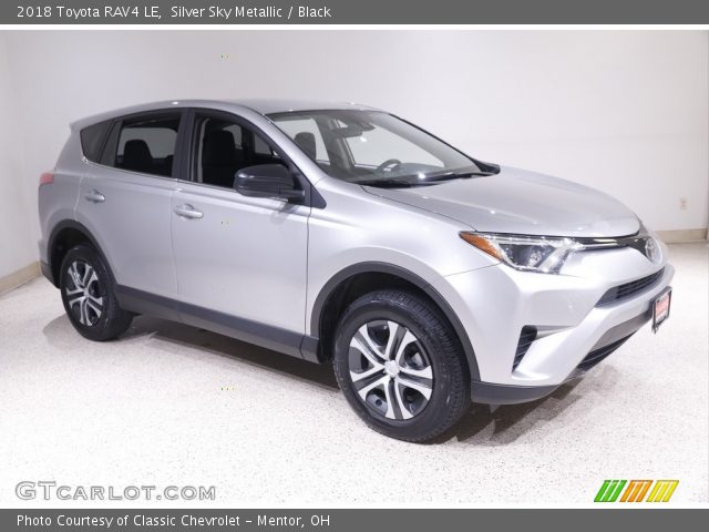 2018 Toyota RAV4 LE in Silver Sky Metallic