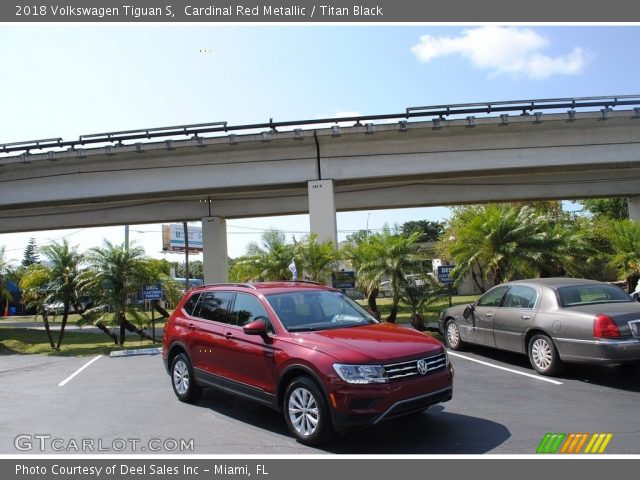 2018 Volkswagen Tiguan S in Cardinal Red Metallic