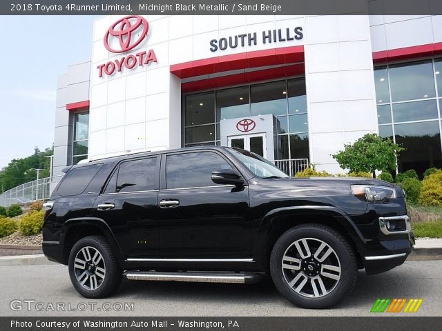 2018 Toyota 4Runner Limited in Midnight Black Metallic