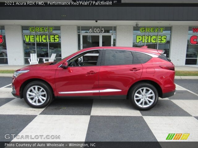 2021 Acura RDX FWD in Performance Red Pearl