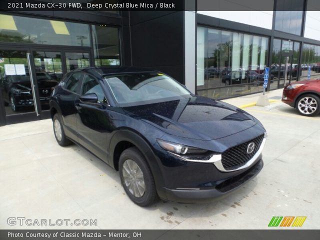 2021 Mazda CX-30 FWD in Deep Crystal Blue Mica