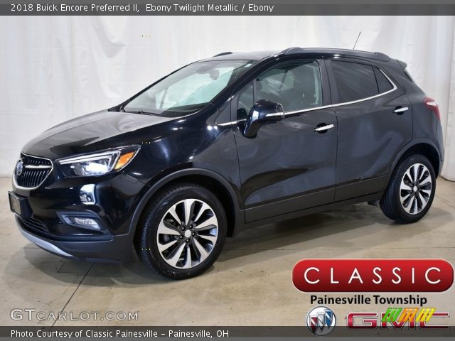 2018 Buick Encore Preferred II in Ebony Twilight Metallic