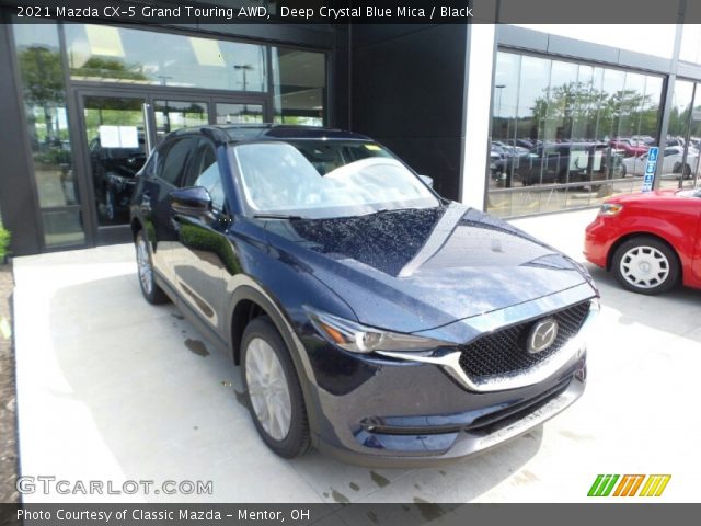 2021 Mazda CX-5 Grand Touring AWD in Deep Crystal Blue Mica