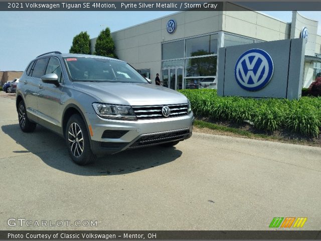 2021 Volkswagen Tiguan SE 4Motion in Pyrite Silver Metallic