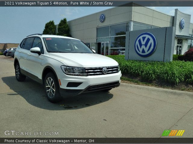 2021 Volkswagen Tiguan S 4Motion in Pure White