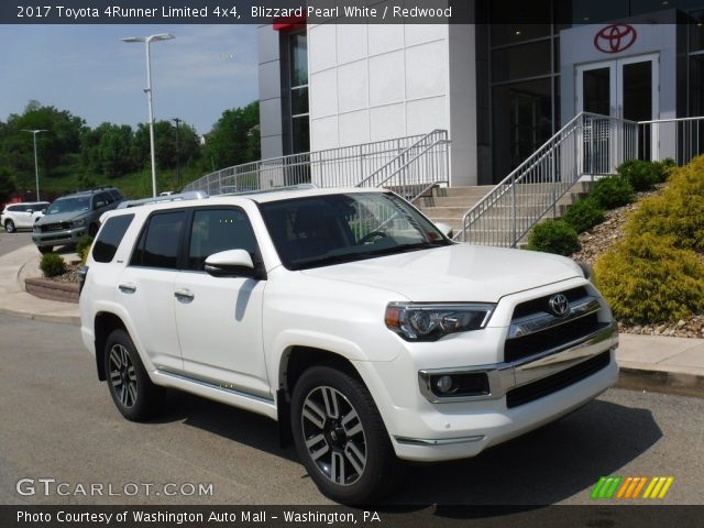 2017 Toyota 4Runner Limited 4x4 in Blizzard Pearl White