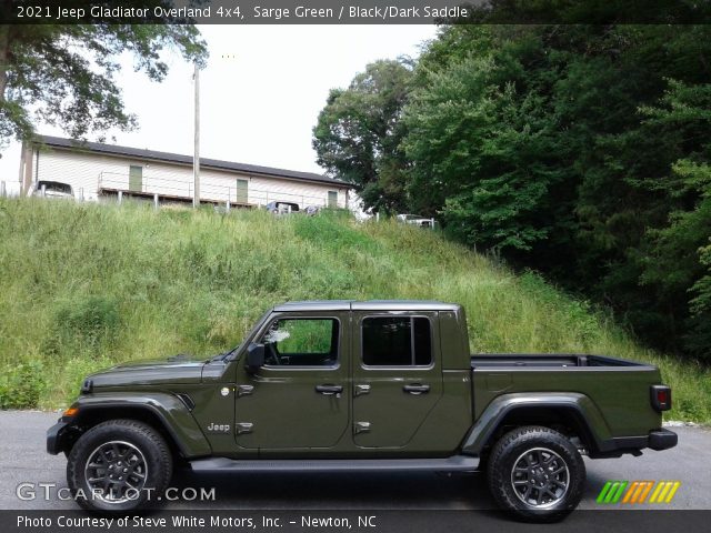 2021 Jeep Gladiator Overland 4x4 in Sarge Green