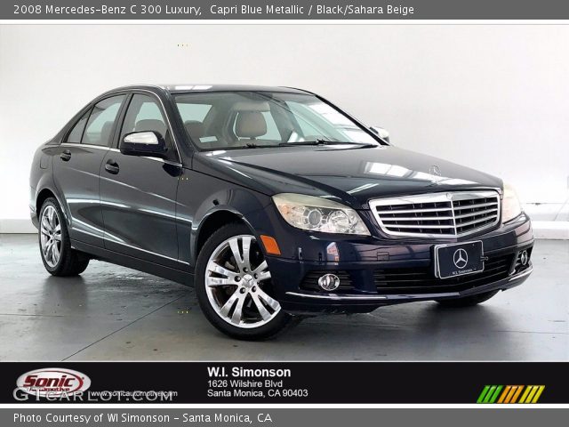 2008 Mercedes-Benz C 300 Luxury in Capri Blue Metallic