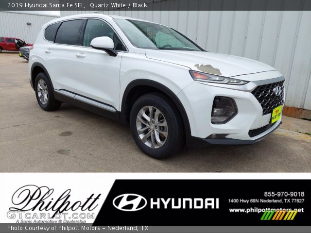 2019 Hyundai Santa Fe SEL in Quartz White