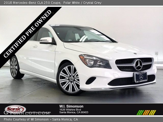 2018 Mercedes-Benz CLA 250 Coupe in Polar White