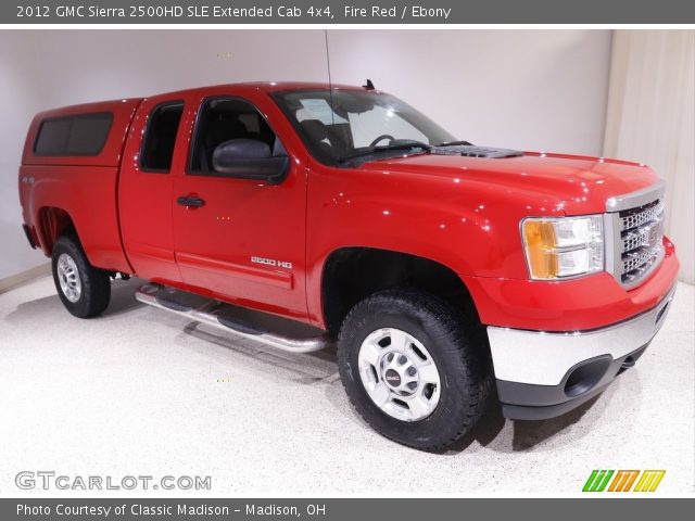 2012 GMC Sierra 2500HD SLE Extended Cab 4x4 in Fire Red