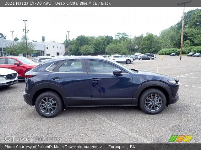 2021 Mazda CX-30 AWD in Deep Crystal Blue Mica