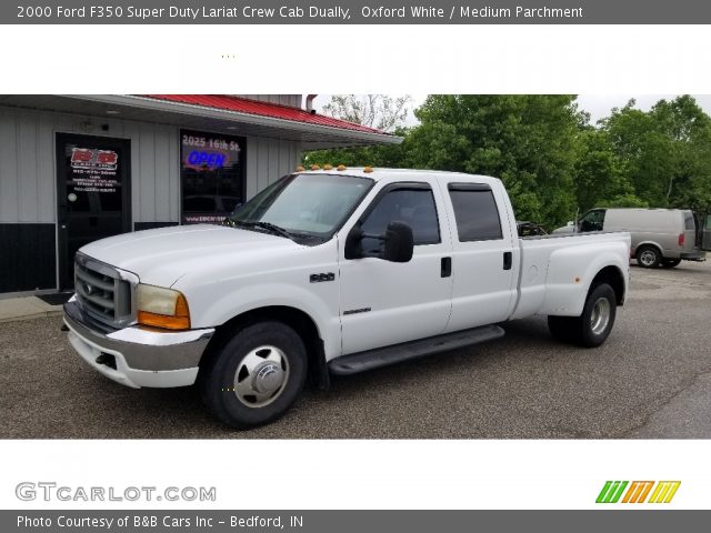 2000 Ford F350 Super Duty Lariat Crew Cab Dually in Oxford White