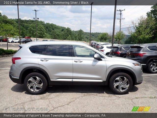 2021 Hyundai Santa Fe SEL AWD in Shimmering Silver