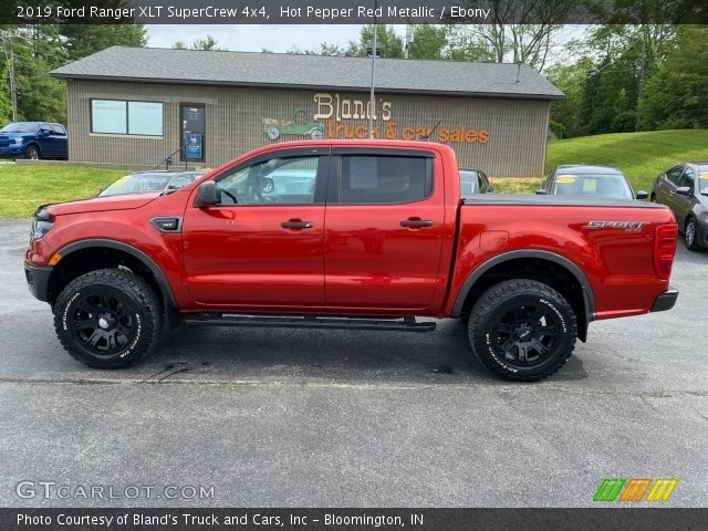 2019 Ford Ranger XLT SuperCrew 4x4 in Hot Pepper Red Metallic