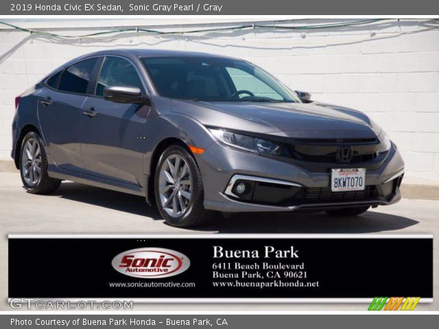 2019 Honda Civic EX Sedan in Sonic Gray Pearl