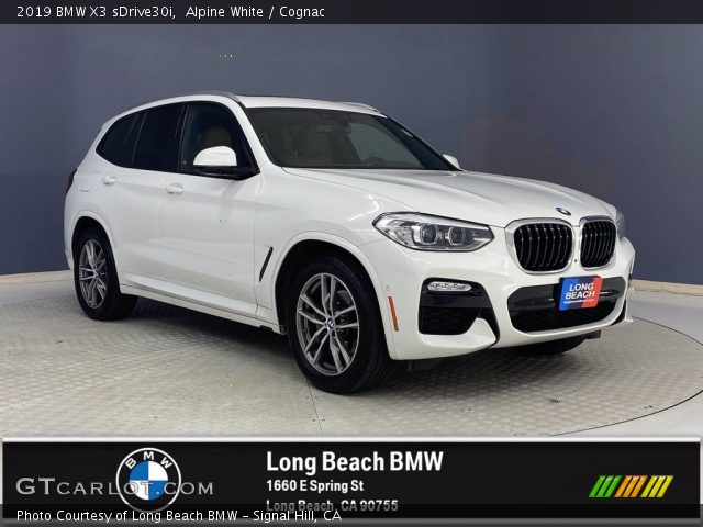 2019 BMW X3 sDrive30i in Alpine White