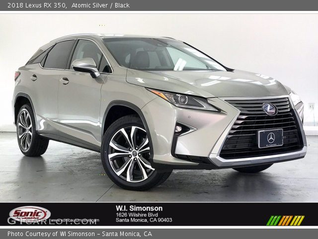 2018 Lexus RX 350 in Atomic Silver