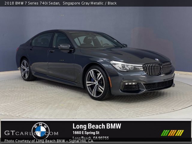 2018 BMW 7 Series 740i Sedan in Singapore Gray Metallic