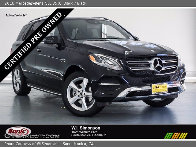 2018 Mercedes-Benz GLE 350 in Black