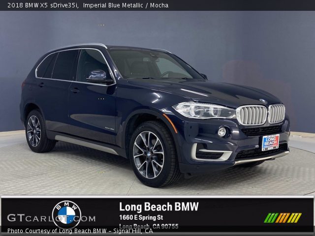 2018 BMW X5 sDrive35i in Imperial Blue Metallic